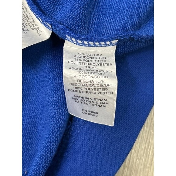 Jones New York Signature Blue Zip Jacket XL Drawstring Waist Casual - Picture 12 of 12